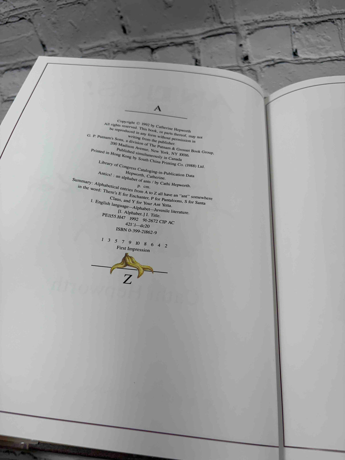 Antics!: An Alphabetical Anthology