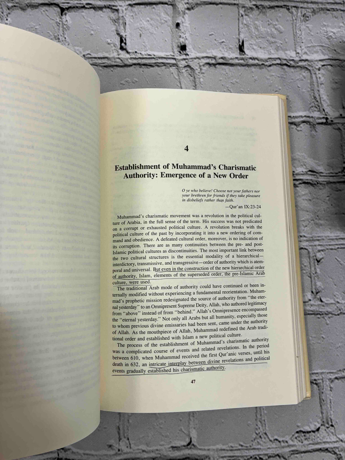 Authority in Islam: From the Rise of Mohammad to the Establishment of the Umayyads