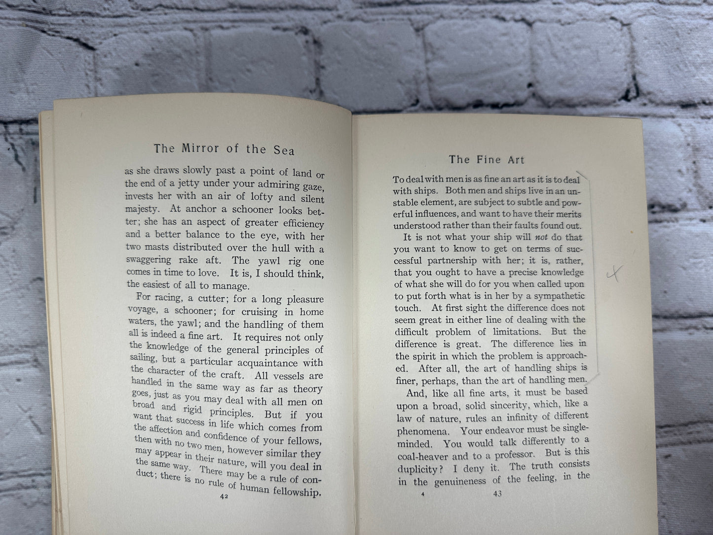 The Mirror of the Sea By Joseph Conrad [1st American Edition · 1906]