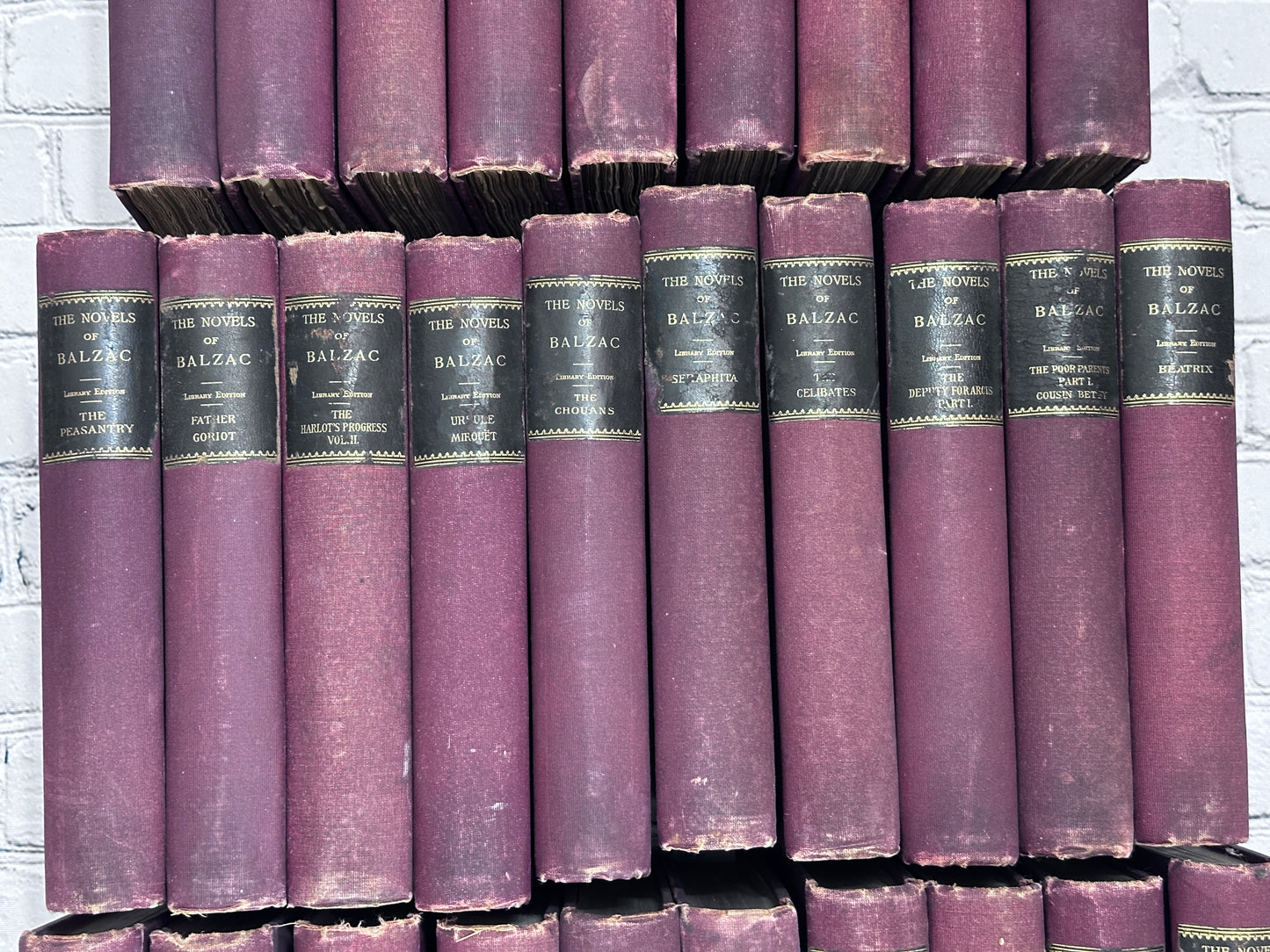 The Novels of Balzac [29 Volume Set · Library Edition · 1890's]