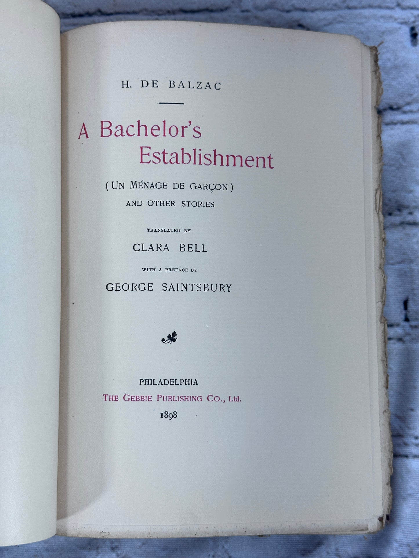 The Novels of Balzac [29 Volume Set · Library Edition · 1890's]