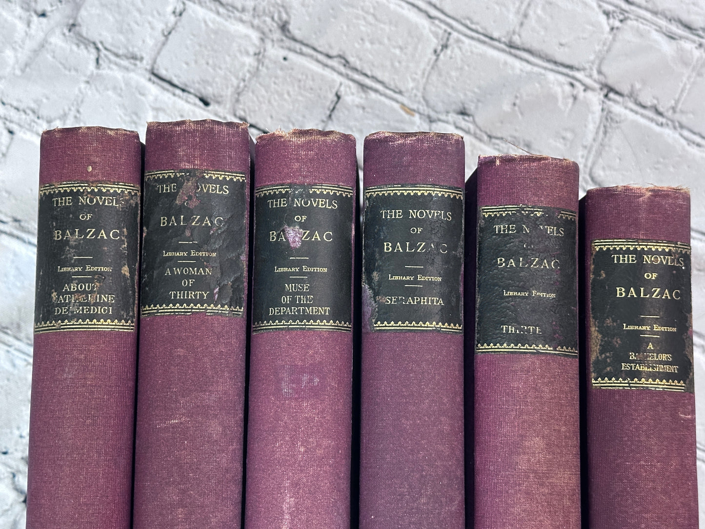 The Novels of Balzac [29 Volume Set · Library Edition · 1890's]