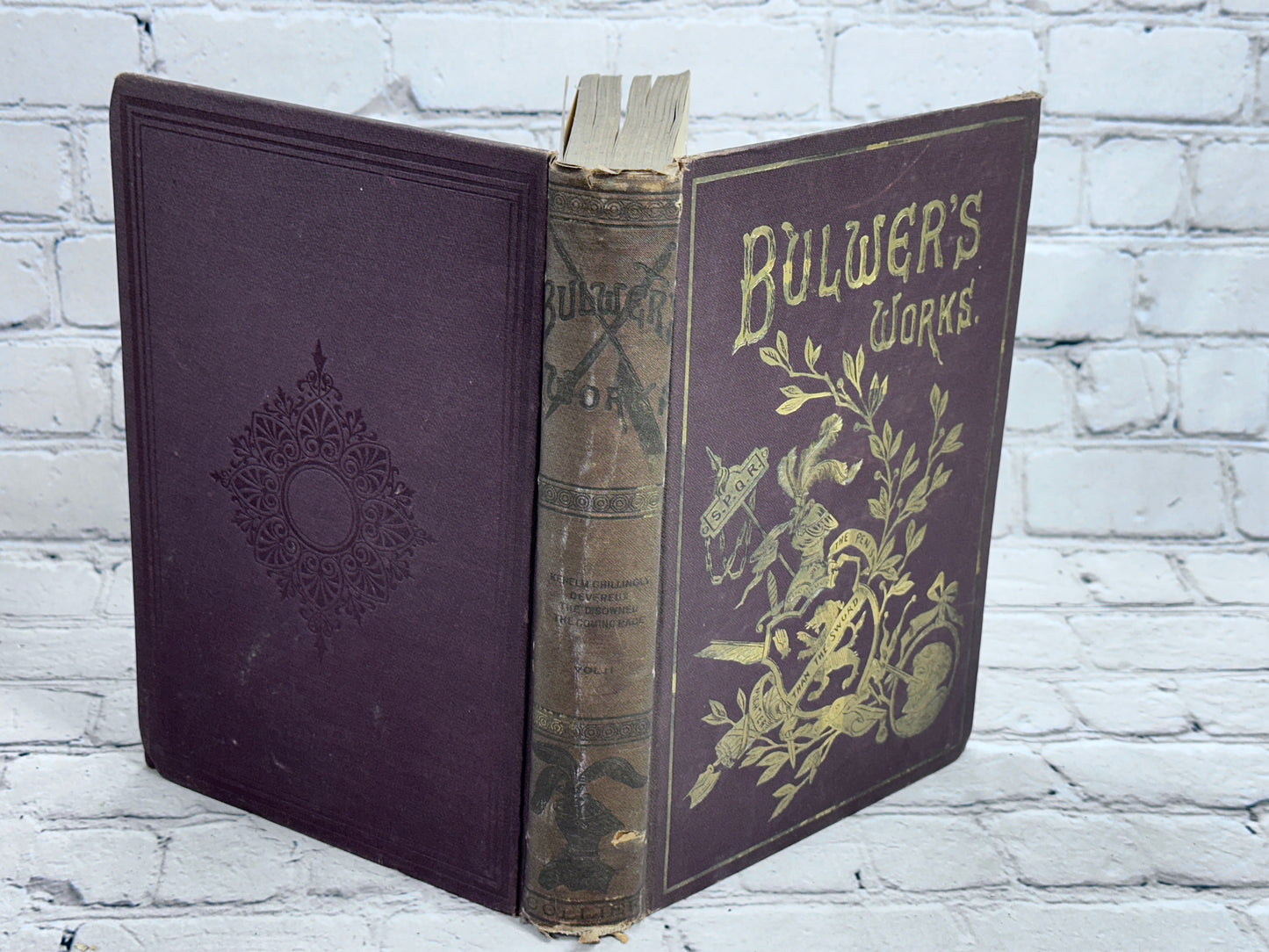 Bulwer's Works [Complete 9 Volume Set · Edward Bulwer Lytton · Circa 1800s]