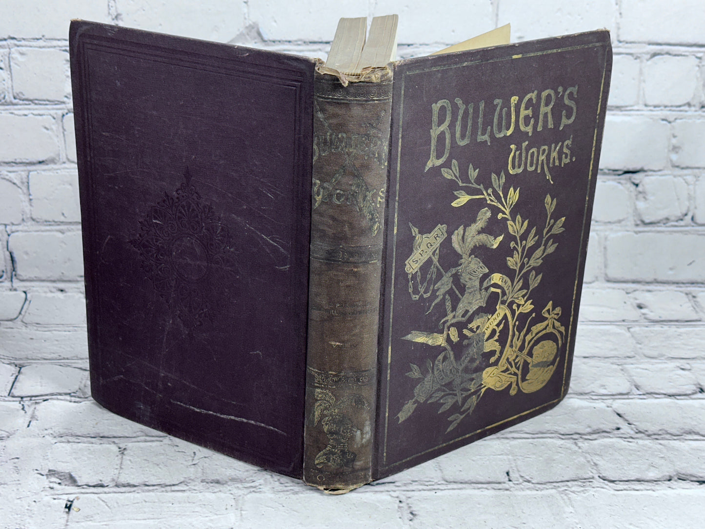 Bulwer's Works [Complete 9 Volume Set · Edward Bulwer Lytton · Circa 1800s]