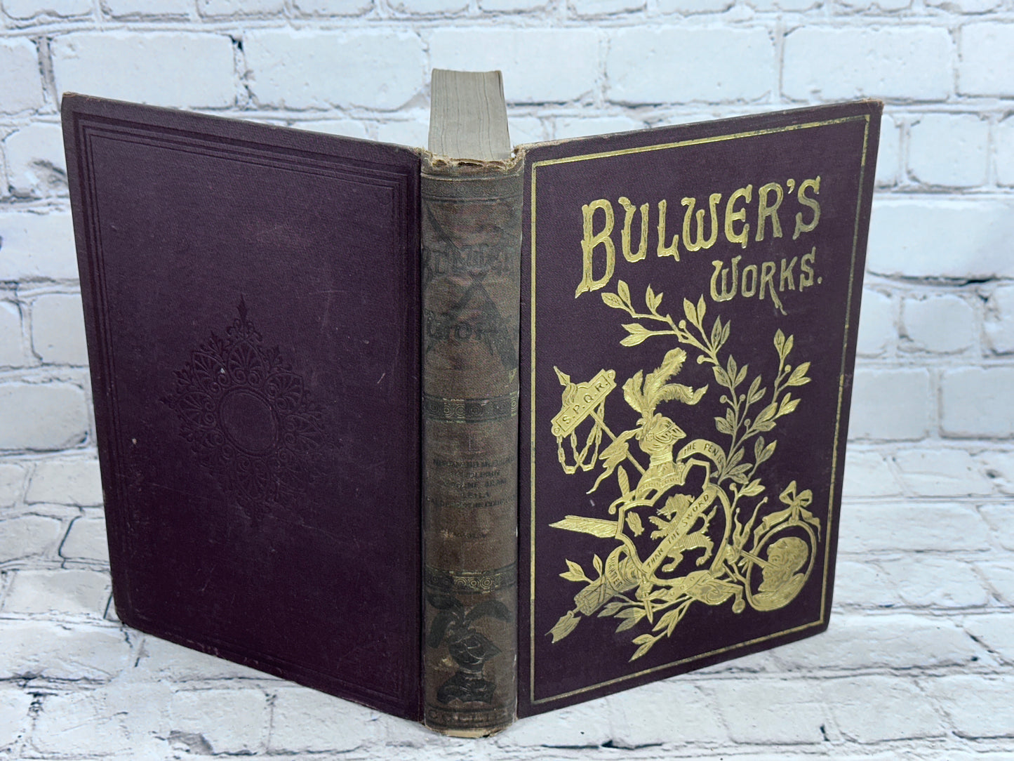 Bulwer's Works [Complete 9 Volume Set · Edward Bulwer Lytton · Circa 1800s]