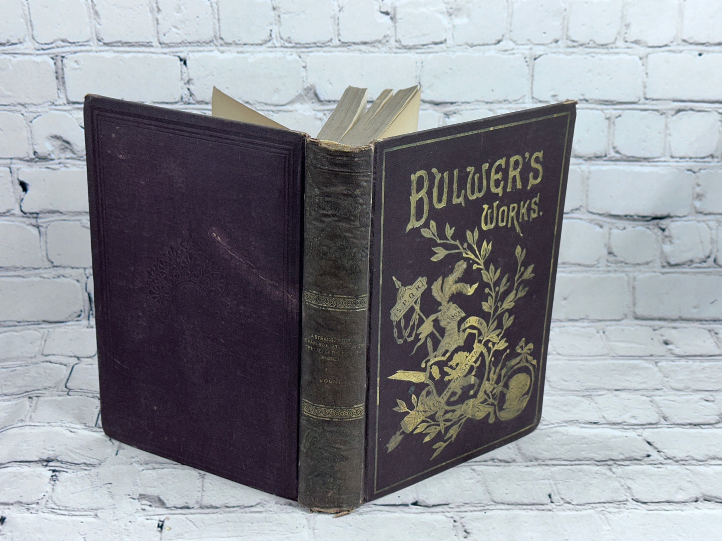 Bulwer's Works [Complete 9 Volume Set · Edward Bulwer Lytton · Circa 1800s]