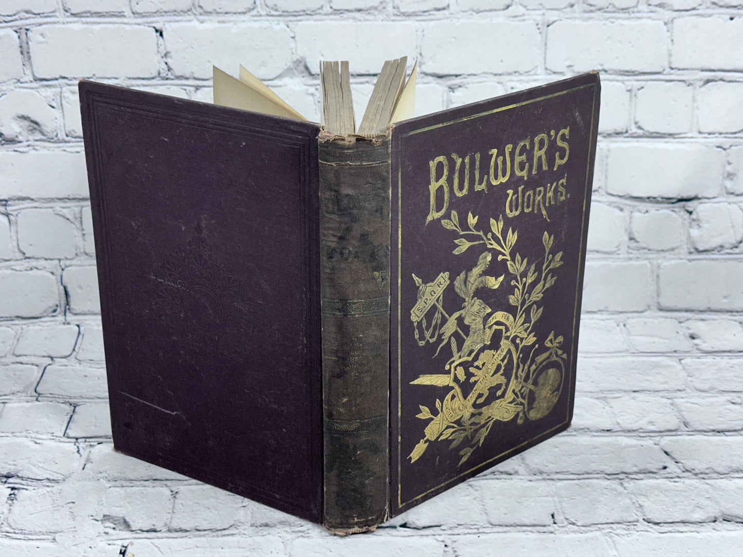 Bulwer's Works [Complete 9 Volume Set · Edward Bulwer Lytton · Circa 1800s]