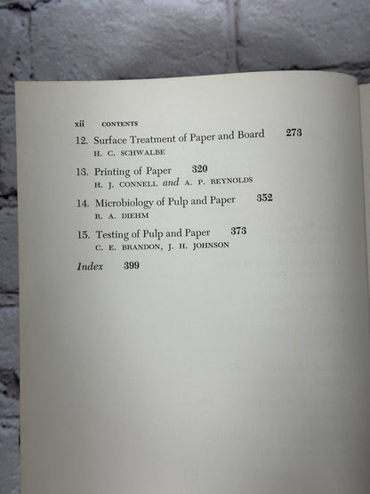 Pulp and Paper Science and Technology [Vol ll · 1962]