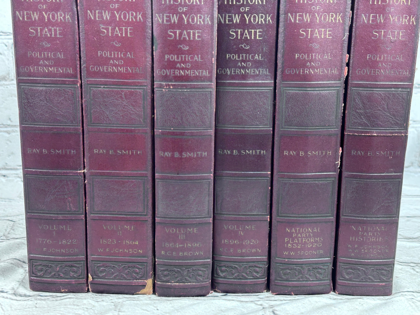 History of New York State by Ray B. Smith [Autograph Edition #1657 · 1922]