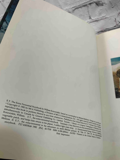 E.T. the Extraterrestrial Storybook