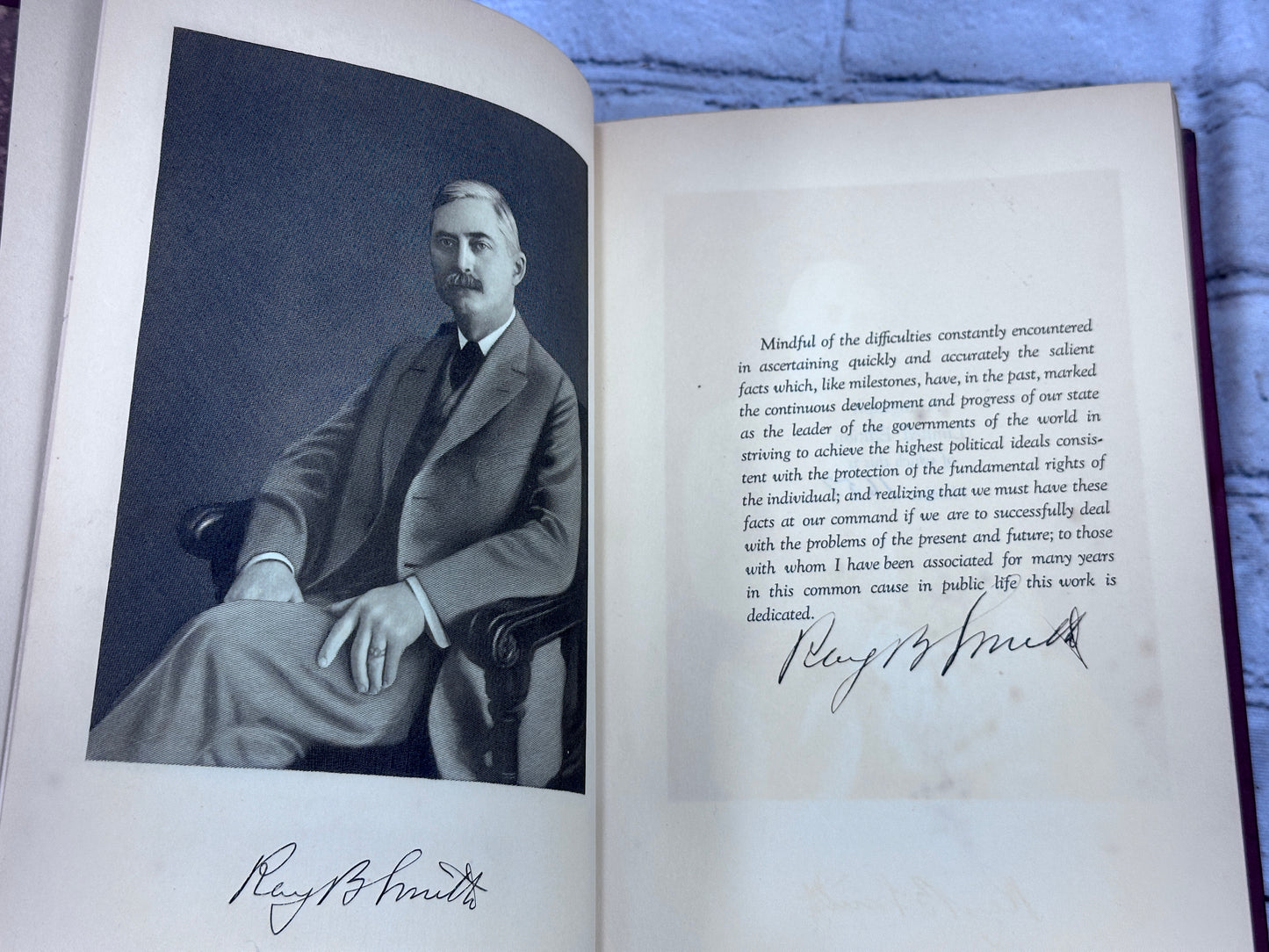 History of New York State by Ray B. Smith [Autograph Edition #1657 · 1922]