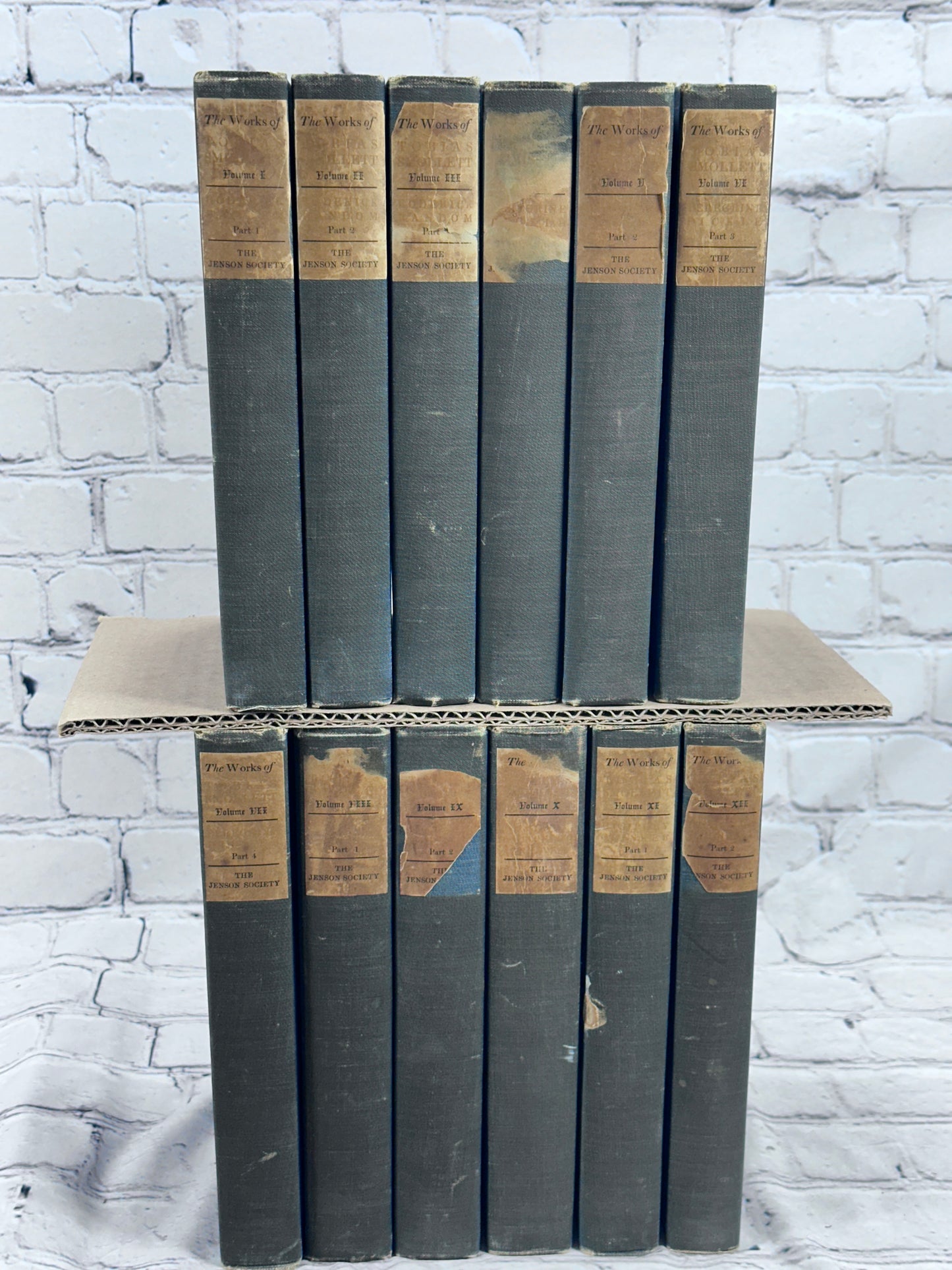 The Works of Tobias Smollett [Complete 12 Volume Set ·#846/100 · 1905]