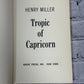 Tropic of Capricorn By Henry Miller [1961 · 1st Edition · 2nd Printing]