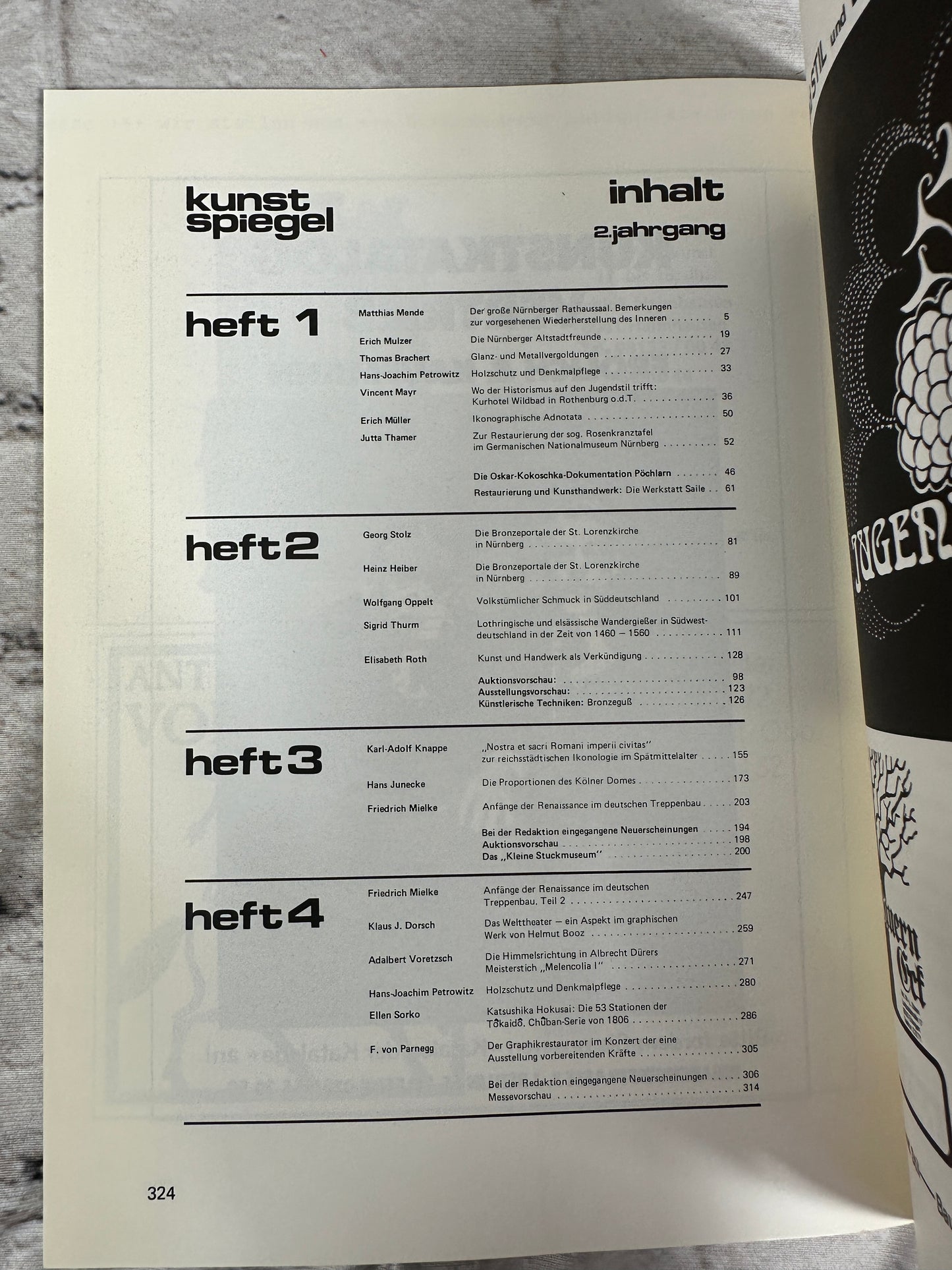 Kunst Spiegel (Art Mirror): Magazine for Art & Art History [Vol. 2 · 1980]