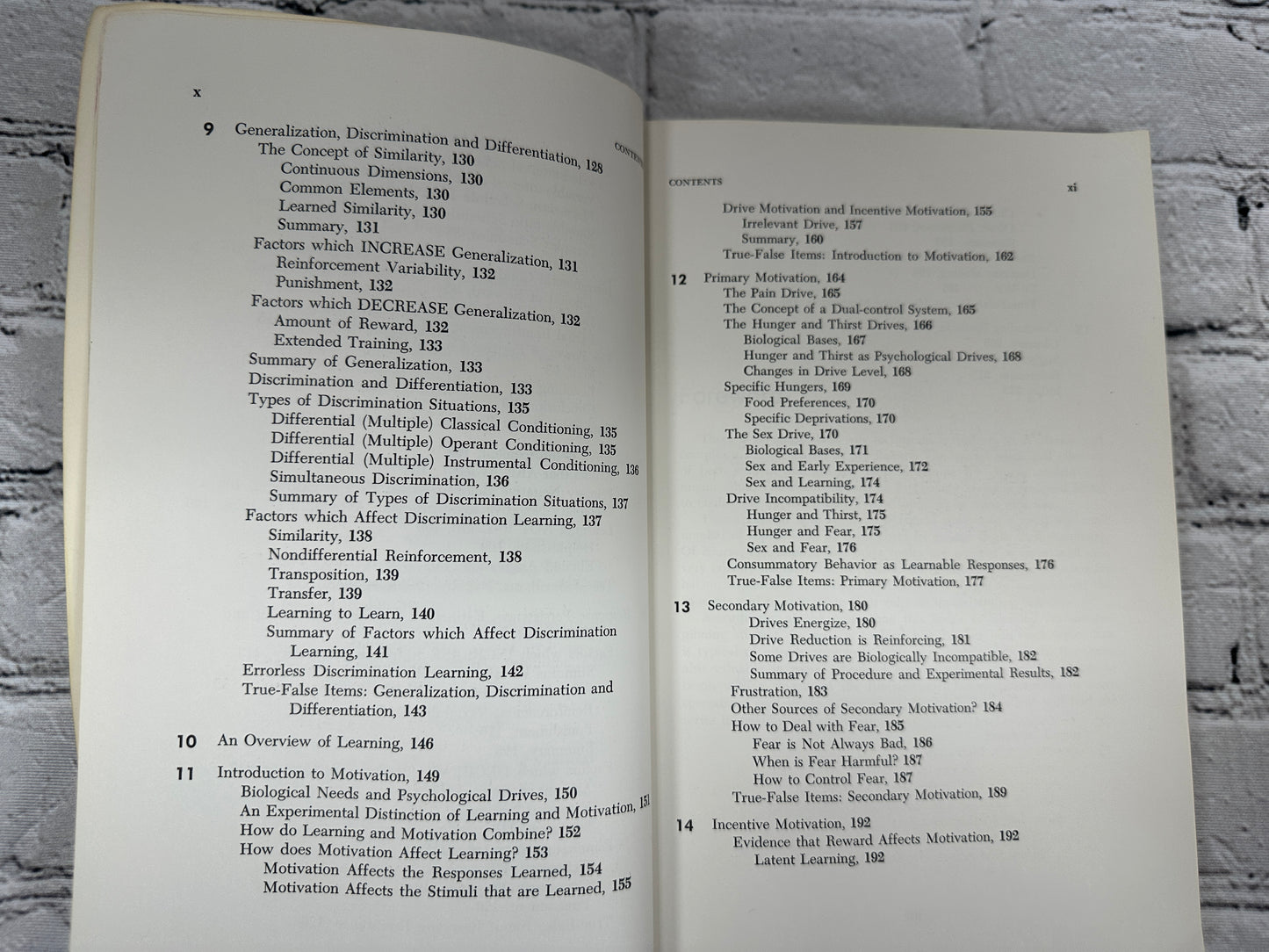 Fundamentals of Learning and Motivation by Frank A. Logan [1972]