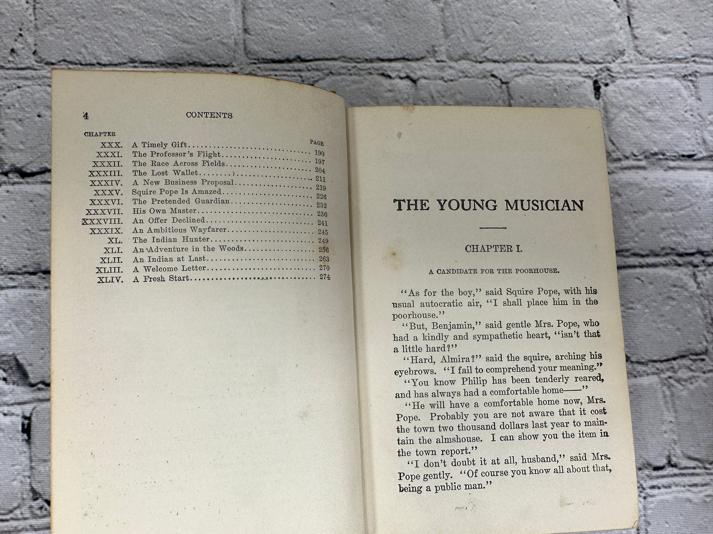 The Young Musician or Fighting His Way by Horatio Alger Jr [Early 1900s]