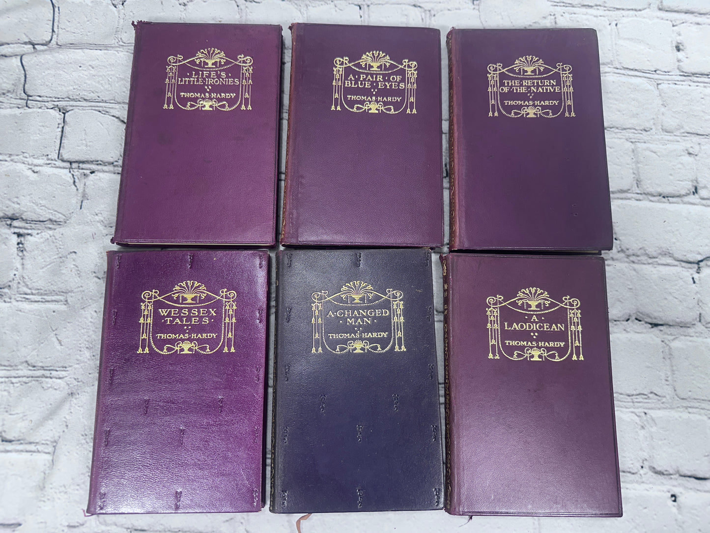 Thomas Hardy [Set of 18 Macmillan's Pocket Library Edition Leather Books · 1919-1920]