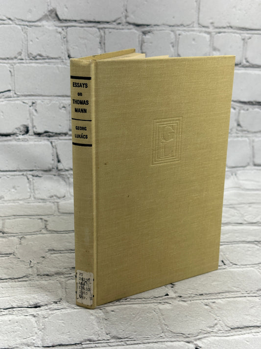 Essays on Thomas Mann By Georg Lukacs [1965 · First American Edition]