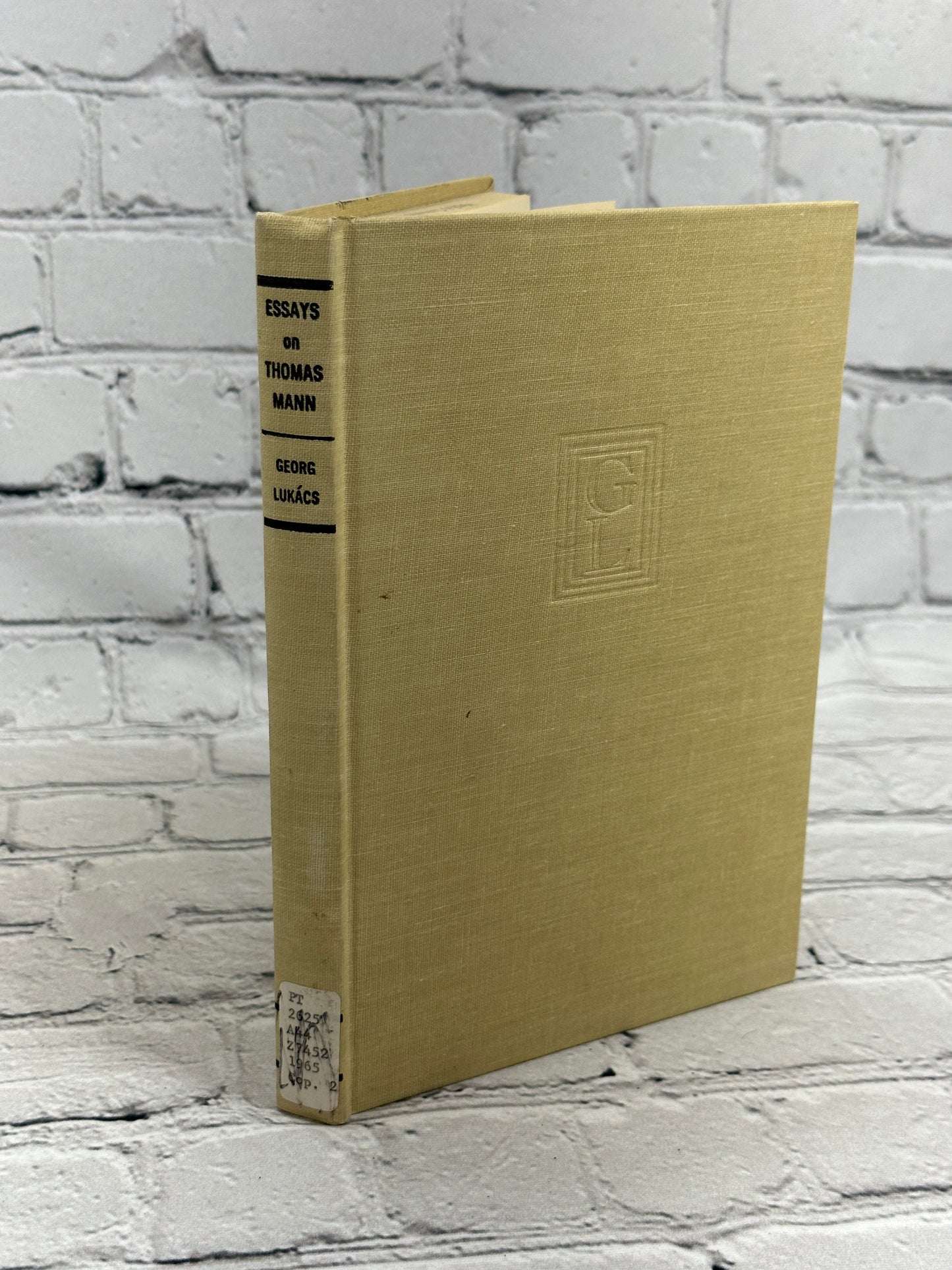 Essays on Thomas Mann By Georg Lukacs [1965 · First American Edition]