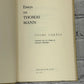 Essays on Thomas Mann By Georg Lukacs [1965 · First American Edition]