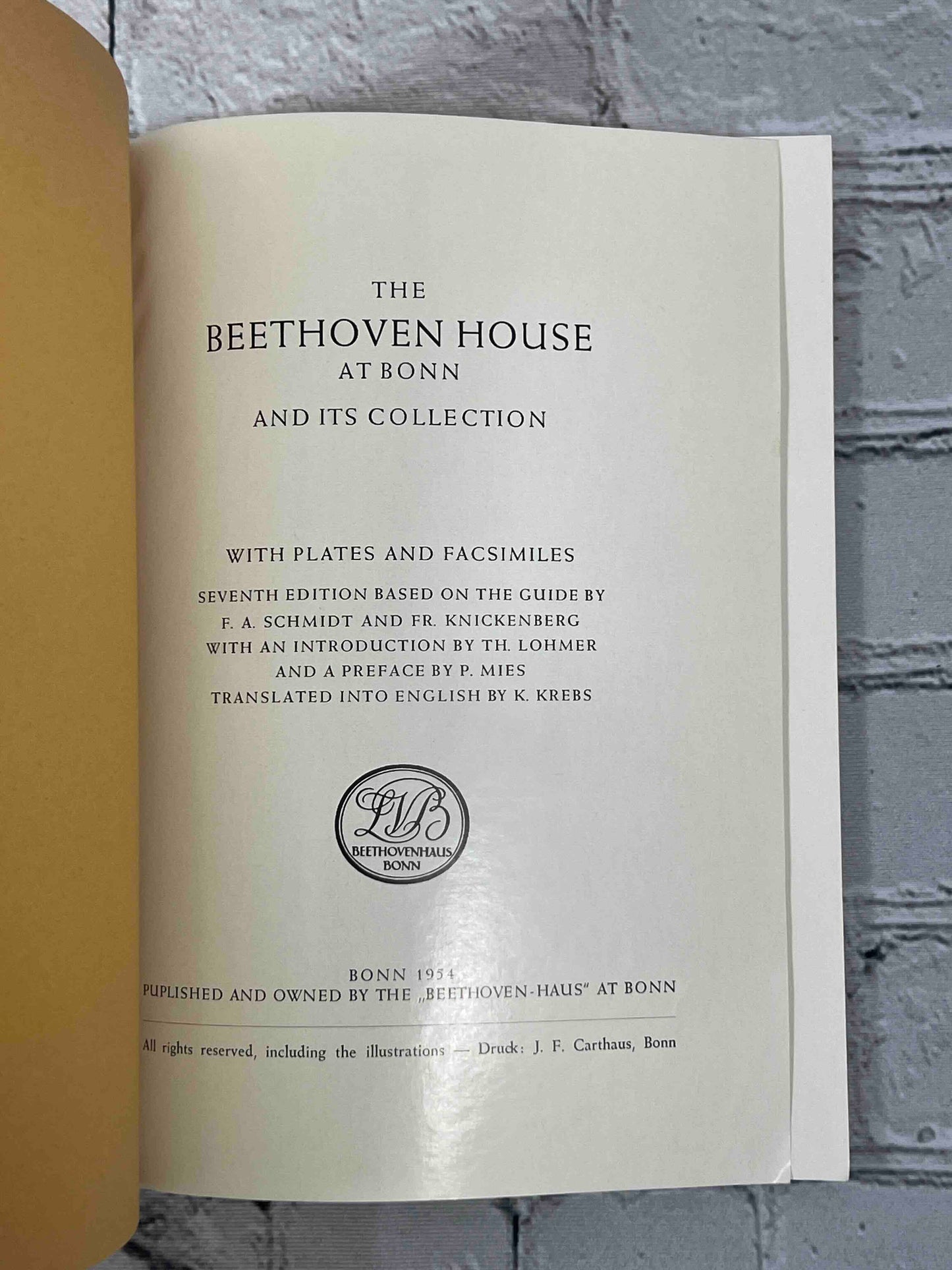 The Beethoven House at Bonn