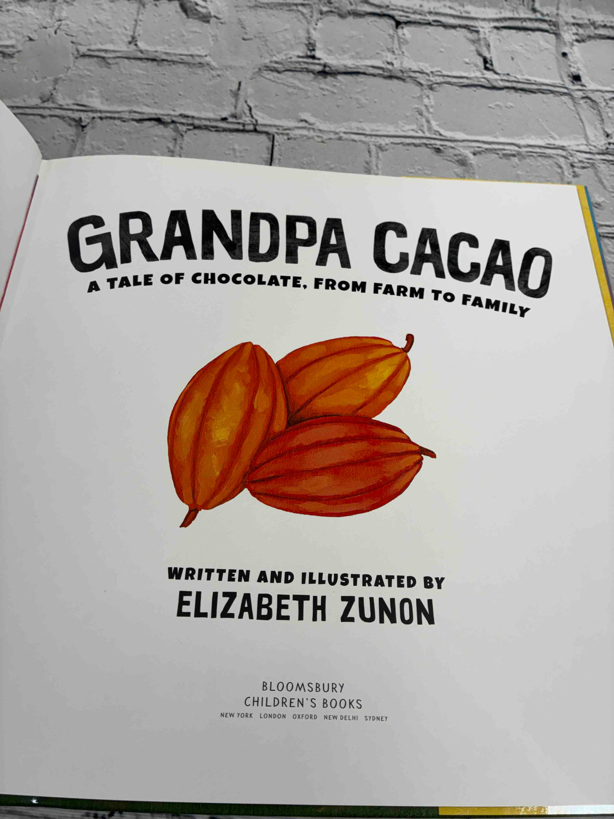 Grandpa Cacao: A Tale of Chocolate, from Farm to Family