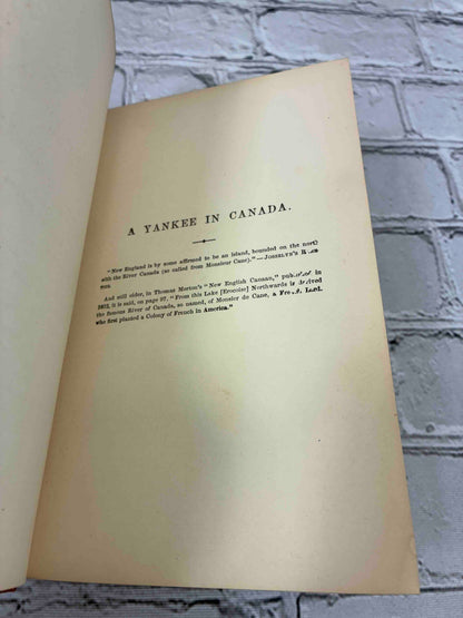 A Yankee in Canada, with Anti-Slavery and Reform Papers