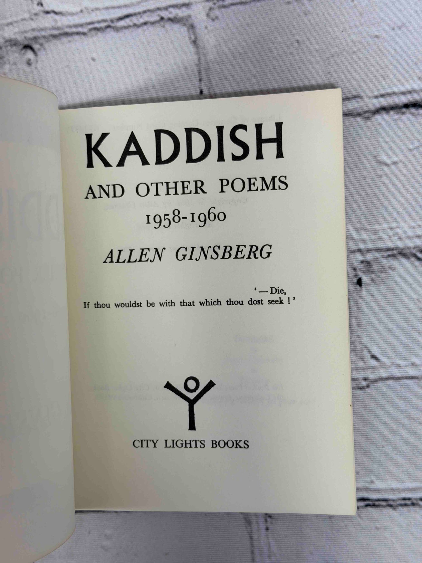 Reality Sandwiches, Howl, Kaddish