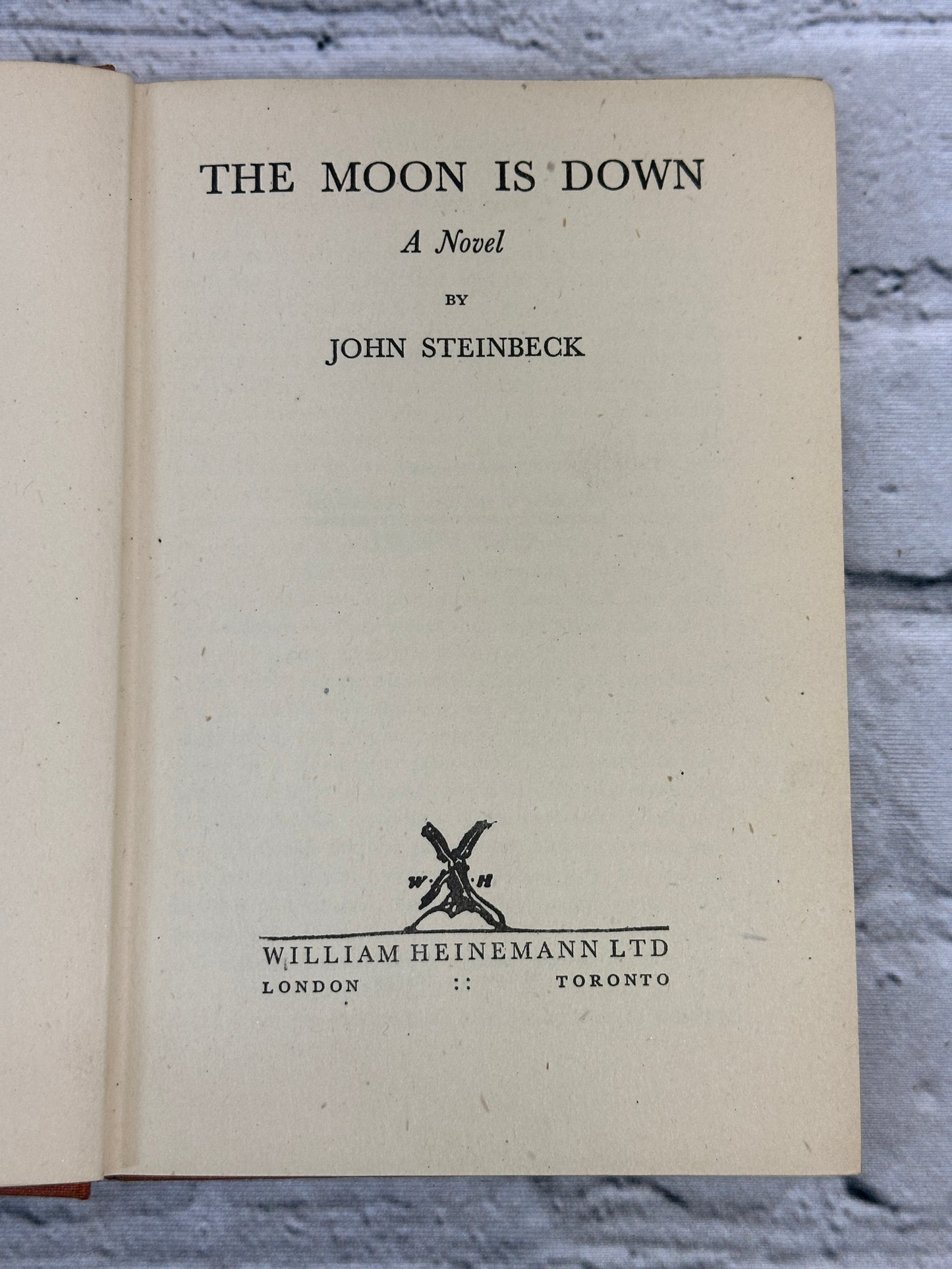 The Moon is Down by John Steinbeck [1942]