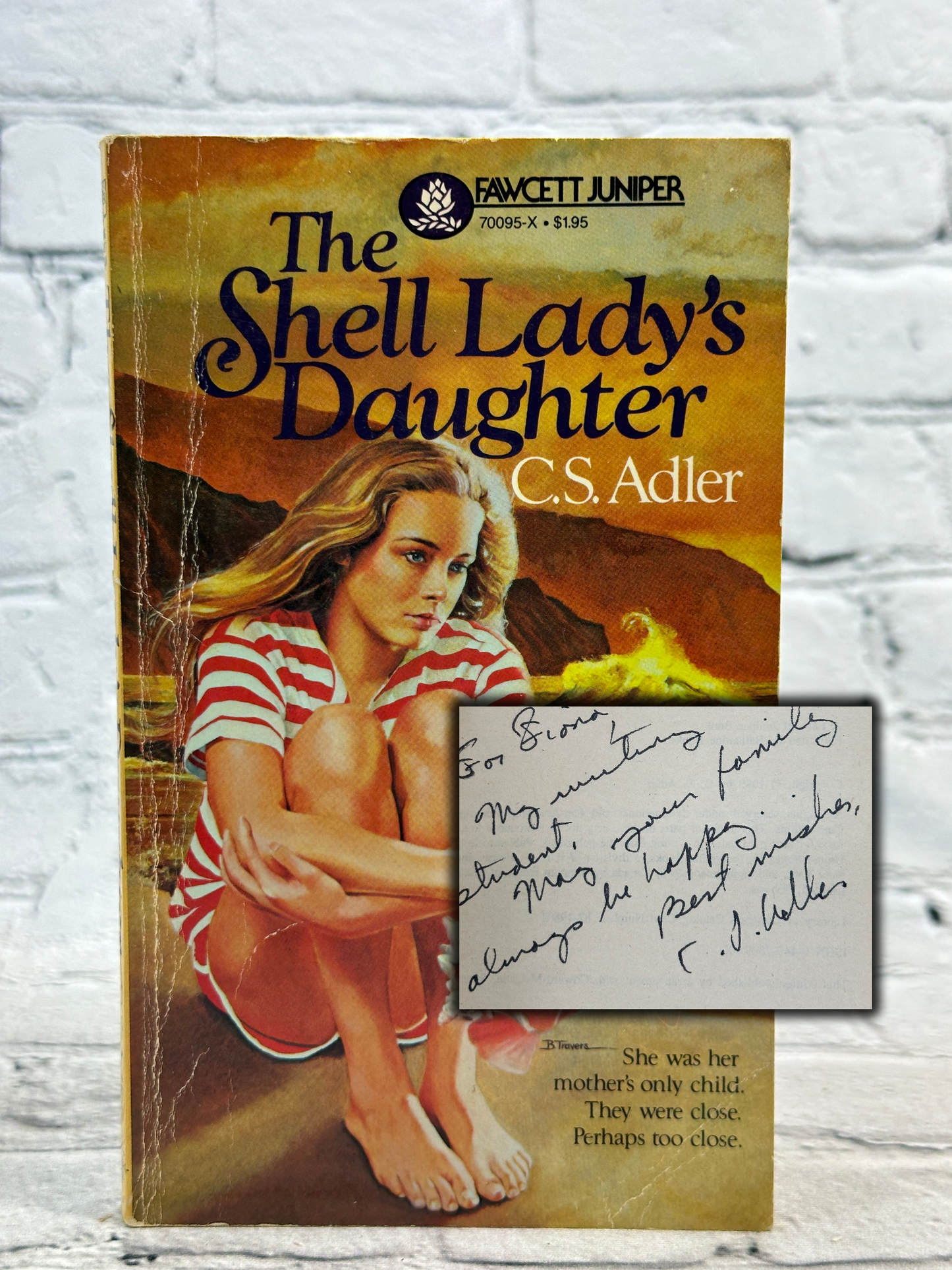 The Shell Lady's Daughter by C. S. Adler [1984 · Signed]