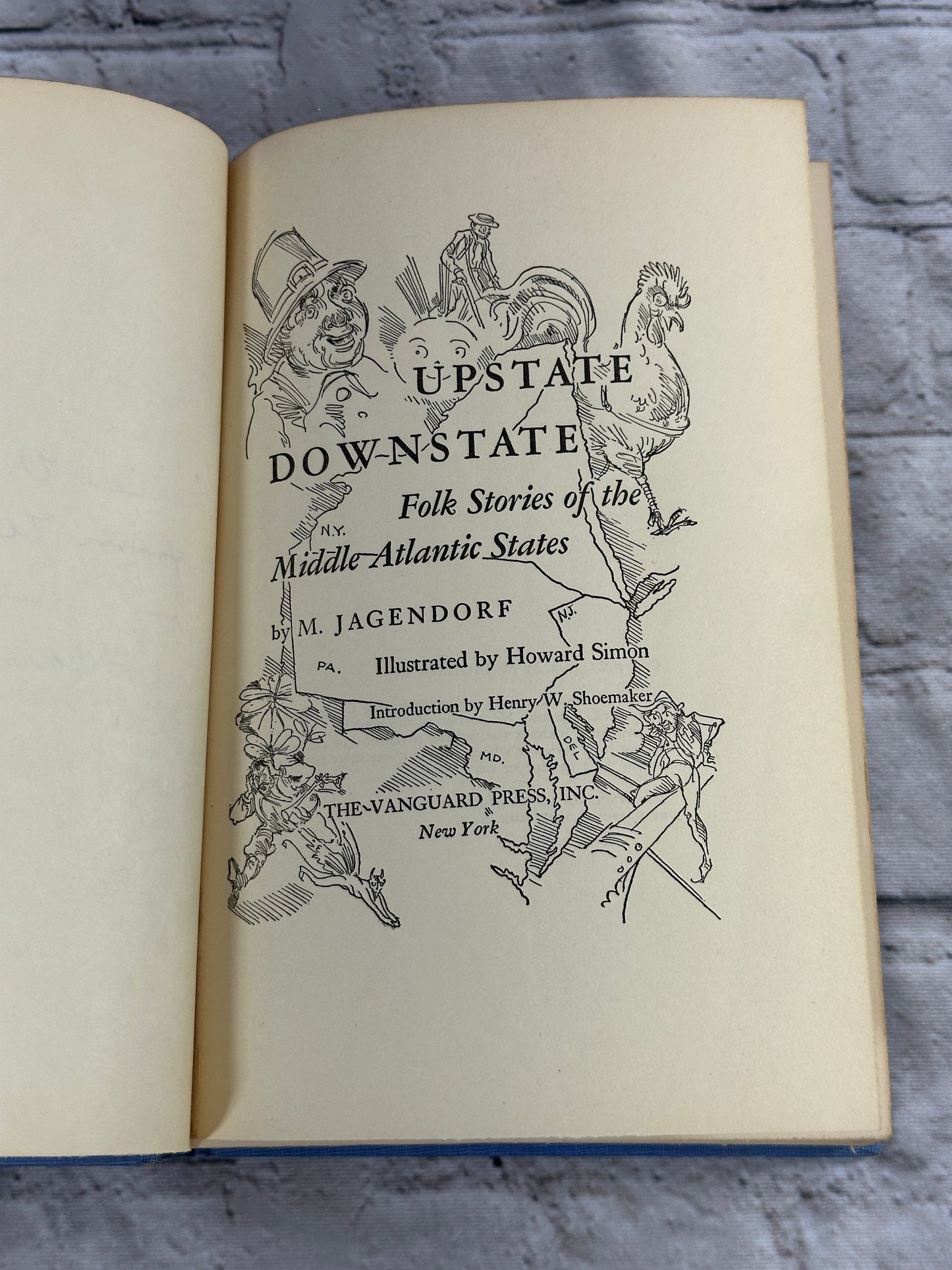 Upstate, Downstate: Folk Stories of the Middle Atlantic States by M. Jagendorf