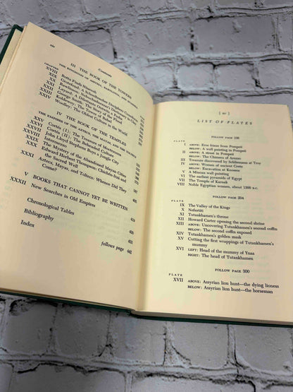 Gods, Graves, and Scholars by C. W. Ceram, 1967 Knopf hardcover - contents and list of plates
