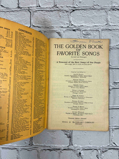 The Golden Book of Favorite Songs
