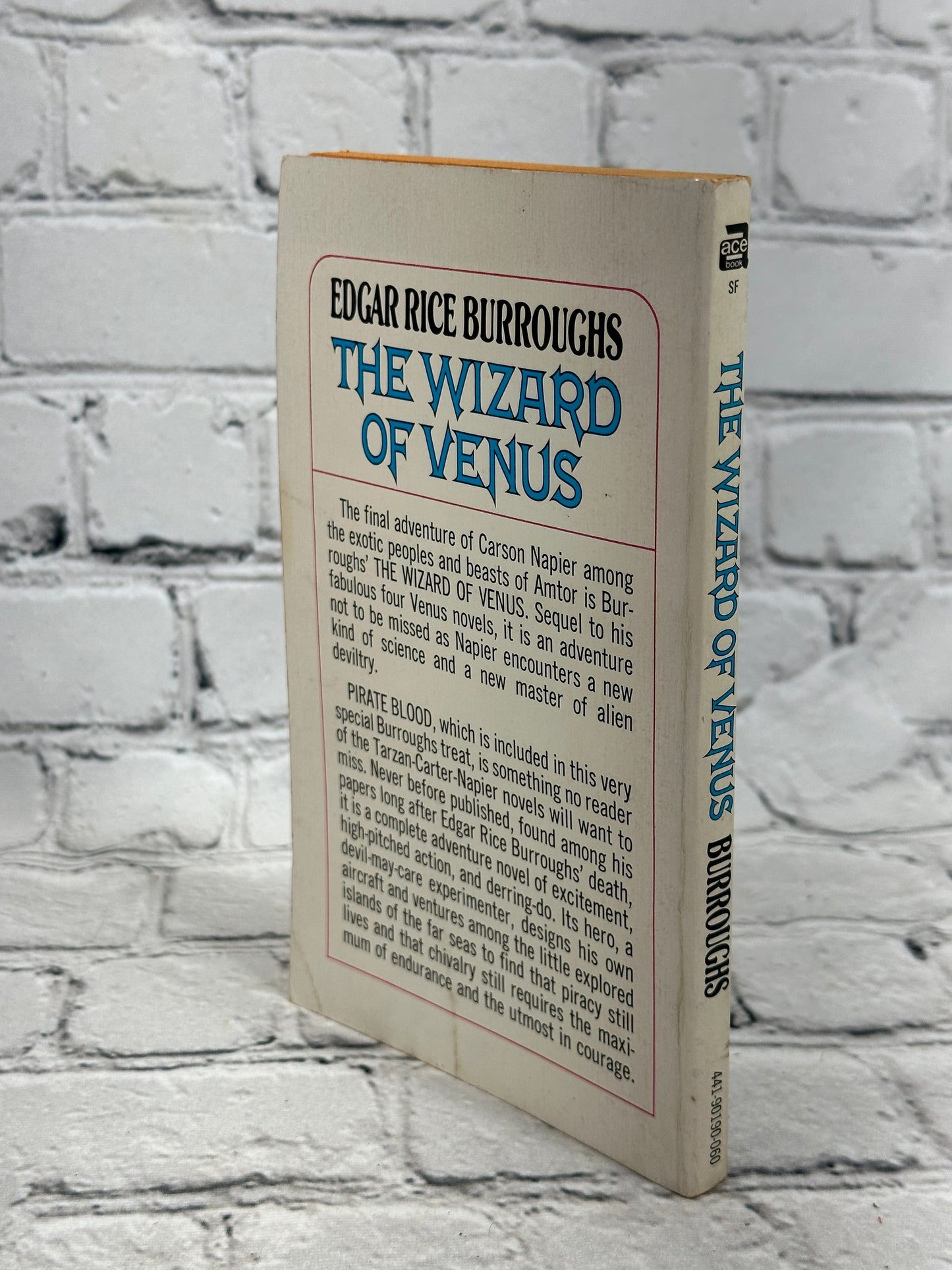 The Wizard of Venus w/ 1st publication Pirate Blood by Edgar Rice Burroughs