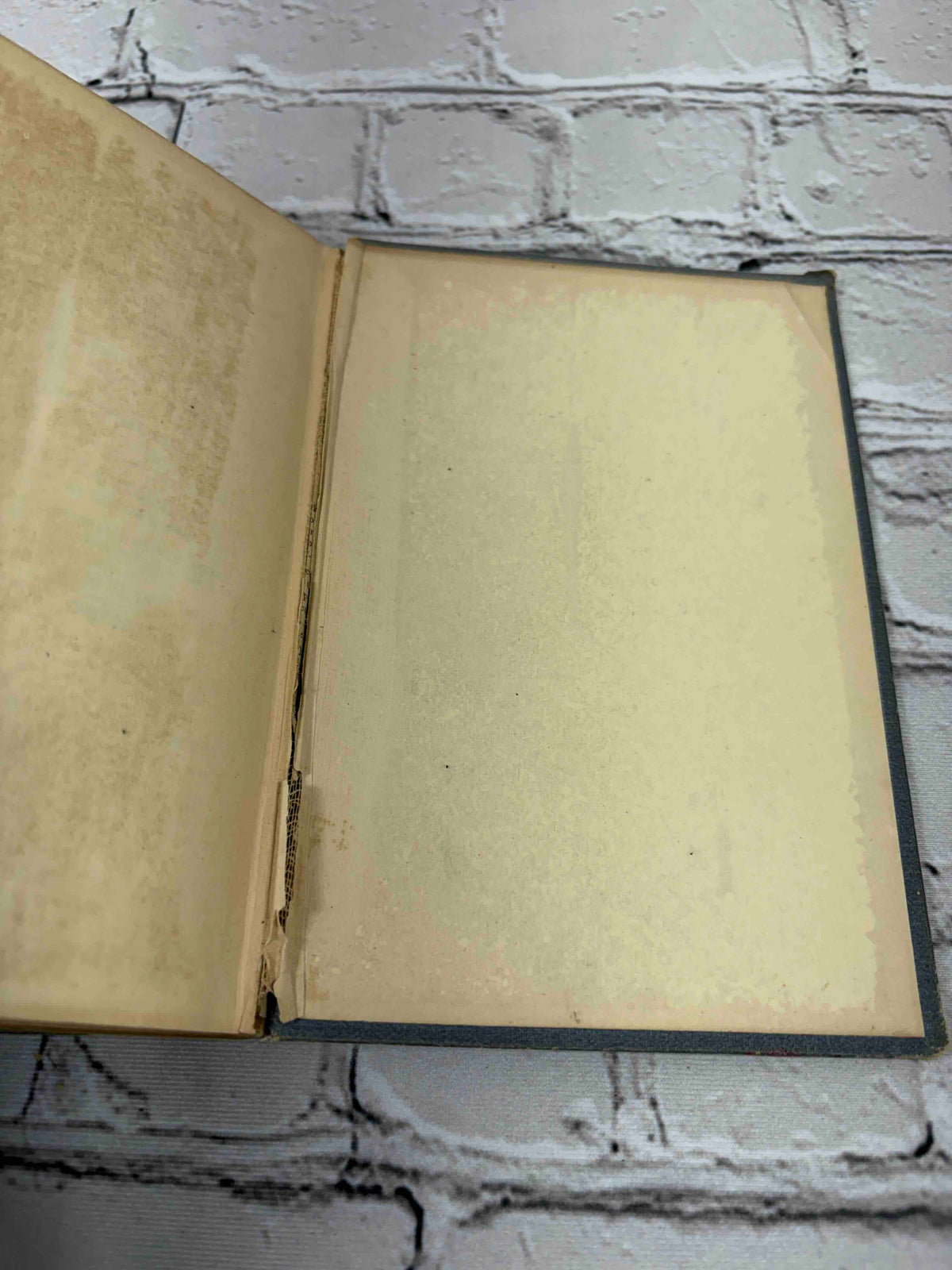 The Gospel According to S. John, Cambridge Bible for Schools, 1882 hardcover - rear pastedown
