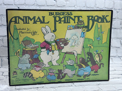 Burgess Animal Paint Book [Reprint · Sullwold Publishing · 1978] CLEAN PAGES