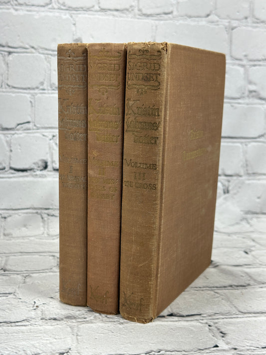 Kristin Labransdatter  by Sigrid Undset [3 Volumes · 1946]