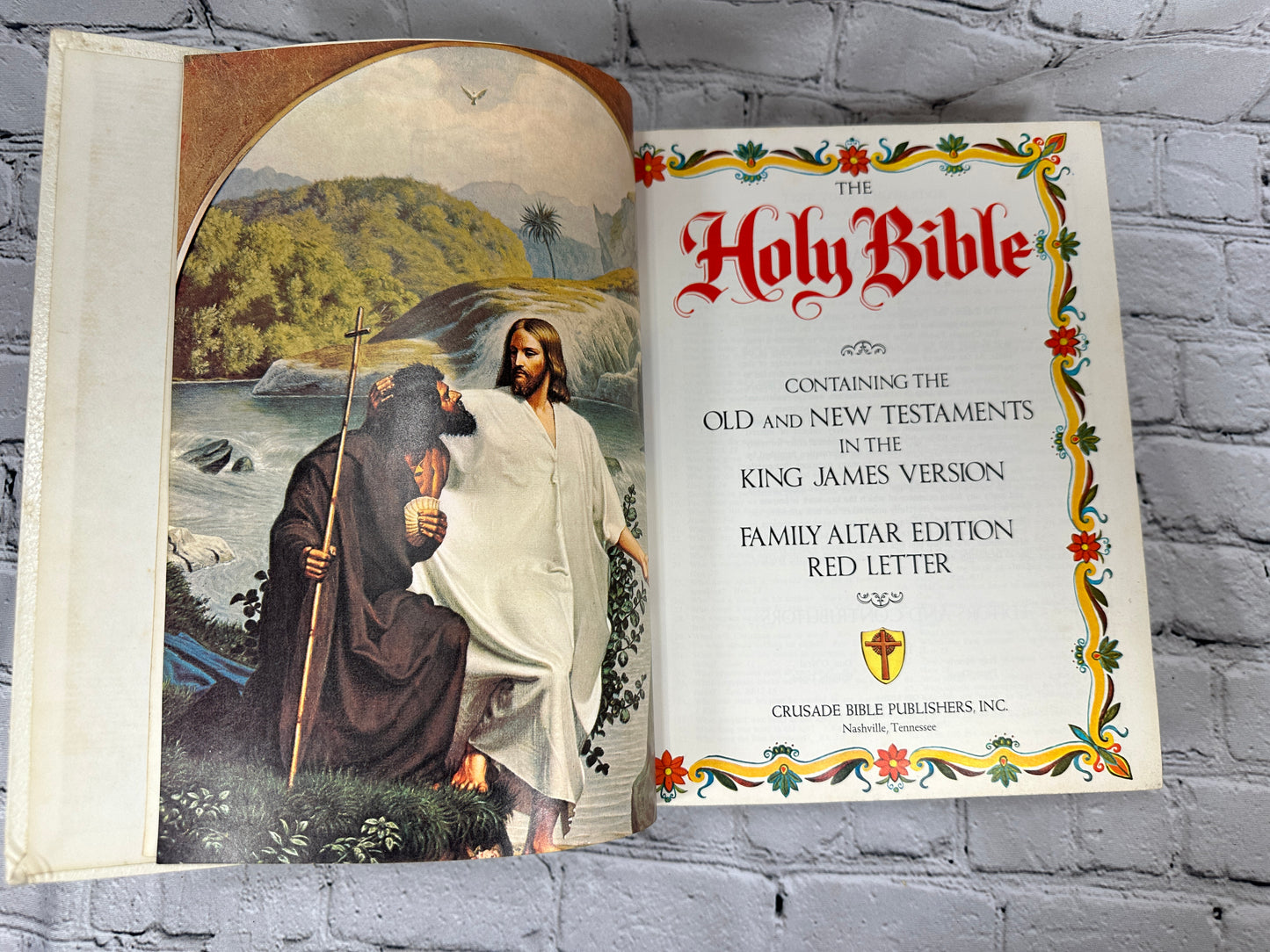 Holy Bible Family Record and Library Reference Edition