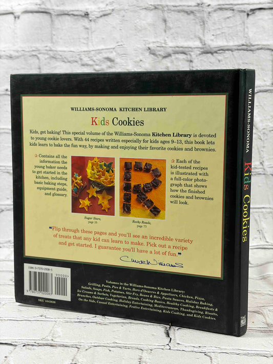 Kids Cookies, Williams-Sonoma Kitchen Library, 1998 Time-Life hardcover - back cover and spine
