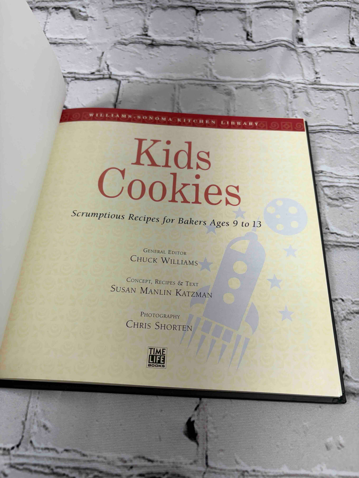 Kids Cookies, Williams-Sonoma Kitchen Library, 1998 Time-Life hardcover - title page