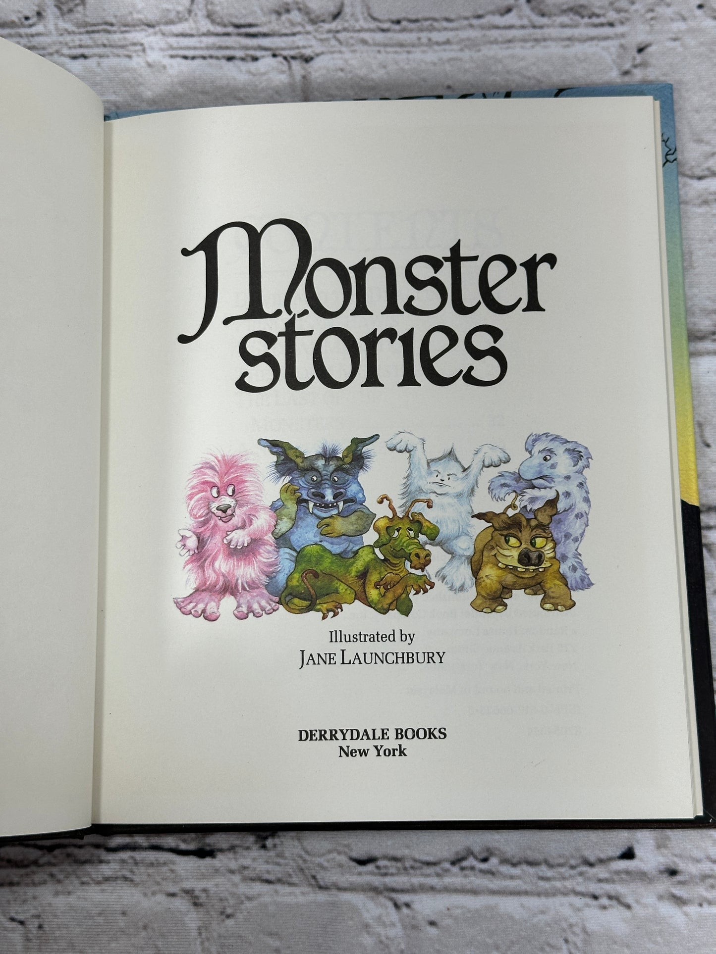 Monster Stories illustrated by Jane Launchbury [1987 · 1st Print]