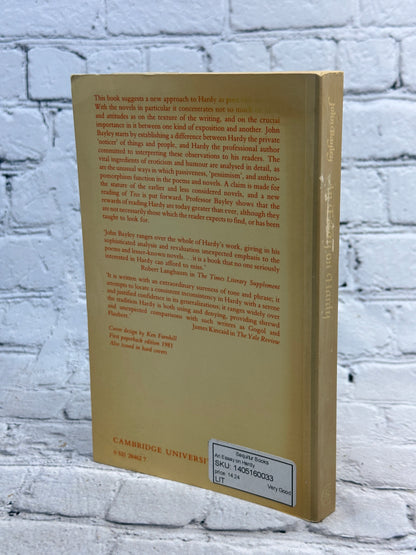 An Essay on Hardy by John Bayley [1981 · 1st Ed.]