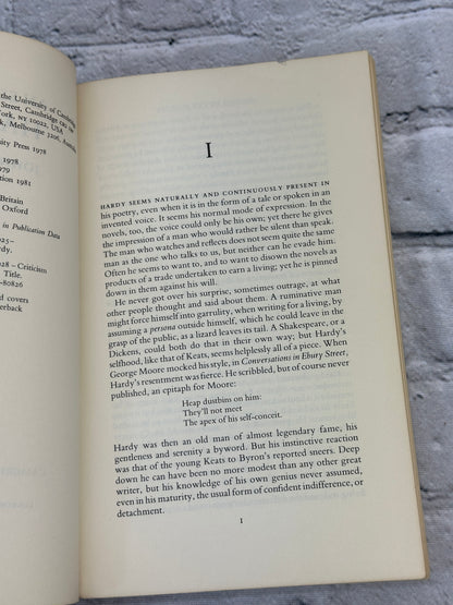 An Essay on Hardy by John Bayley [1981 · 1st Ed.]