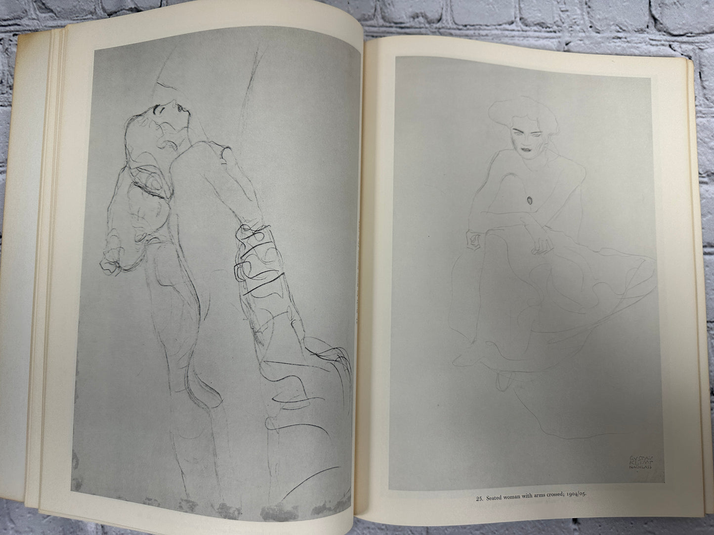 Gustav Klimt: 100 Drawings, Intro Alfred Werner [1972]