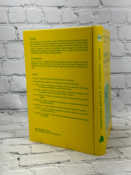 Modeling of Polymer Processing, Recent Developments Ed by Isayev [1991]