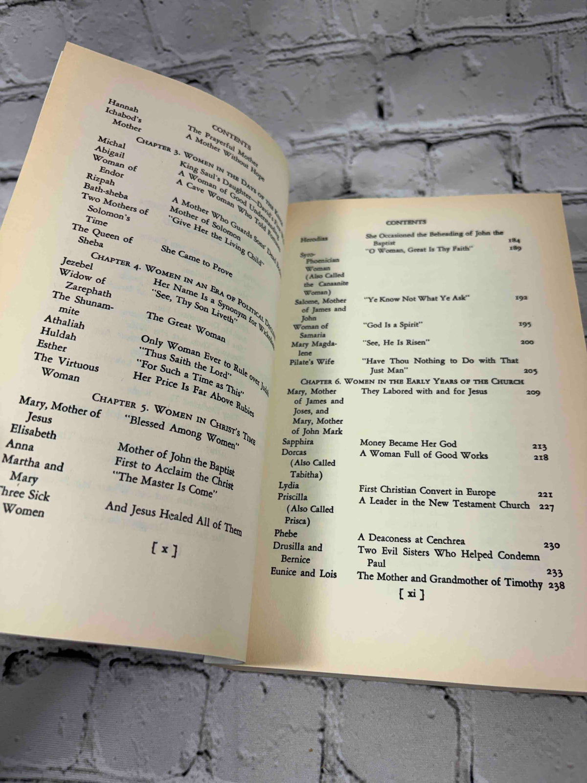 All of the Women of the Bible by Edith Deen, 1992 paperback - contents continued