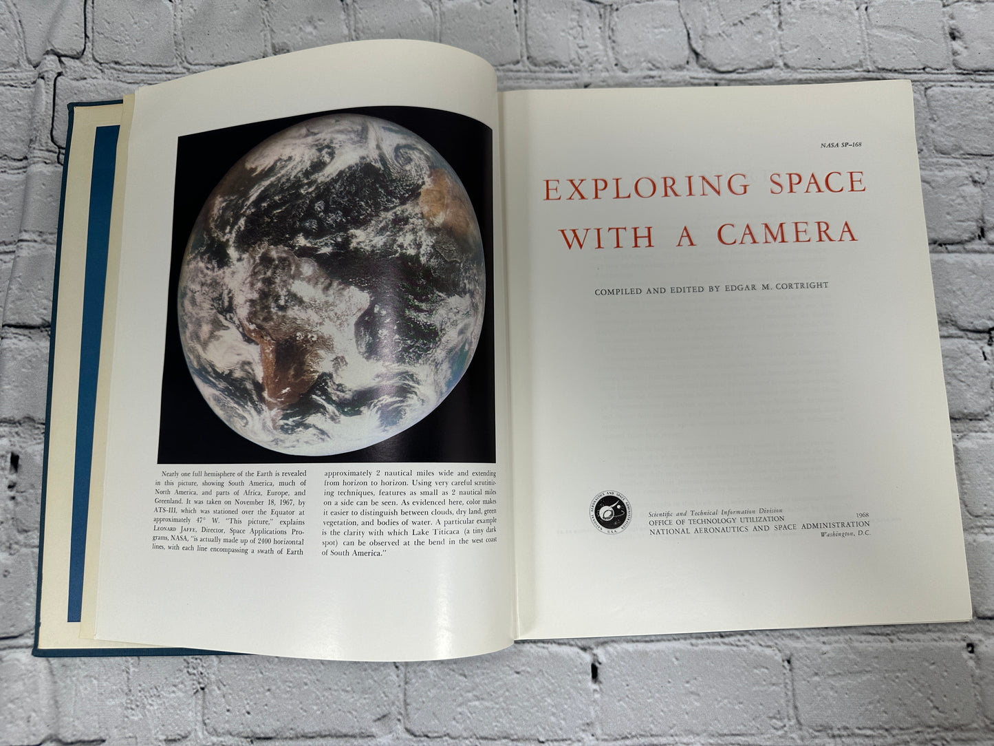 Exploring Space with a Camera edited by Edgar M Cortright [1968 · NASA]