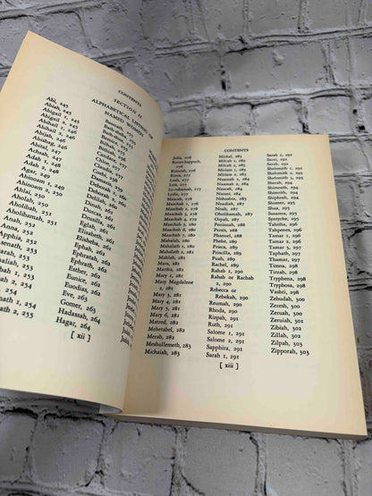 All of the Women of the Bible by Edith Deen, 1992 paperback - alphabetical listing contents
