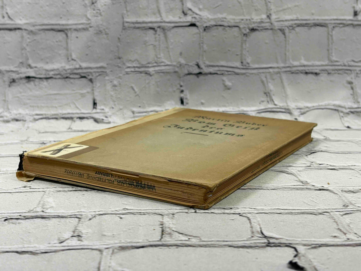 Vom Geist des Judentums by Martin Buber, 1916 hardcover - bottom page edges with library stamp
