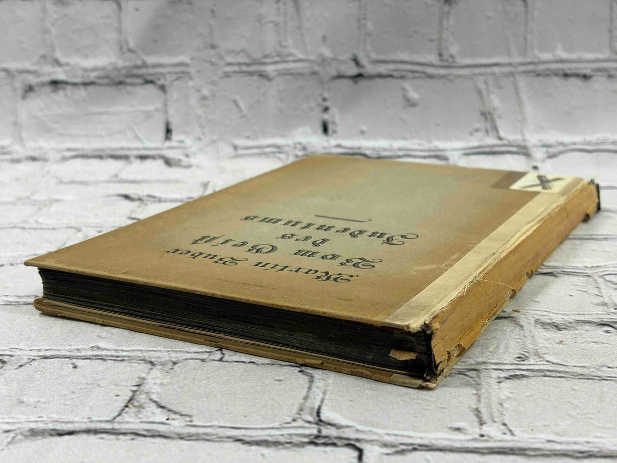 Vom Geist des Judentums by Martin Buber, 1916 hardcover - front board and worn spine edge
